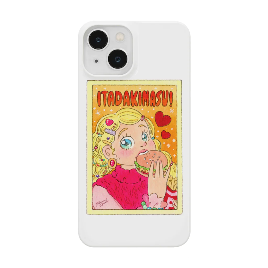 MomomosparkleのHamburgerタイム！ Smartphone Case