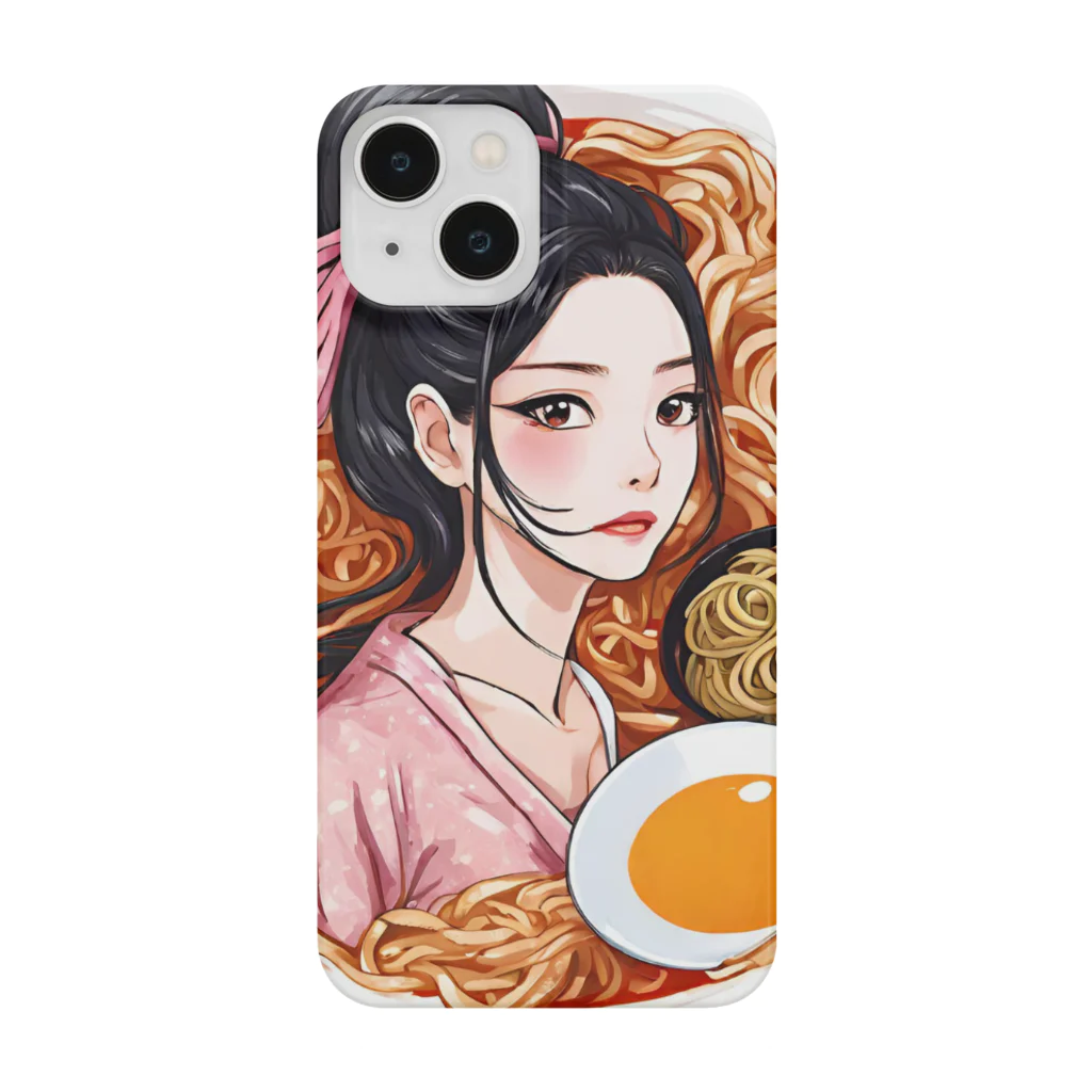 KIMONO GIRLS（キモノ ガールズ）のKIMONO GIRLS 華 ramen Smartphone Case