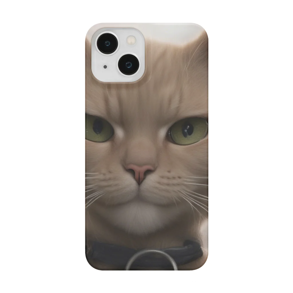 TAIYO 猫好きのビックフォト茶虎模様猫 Smartphone Case