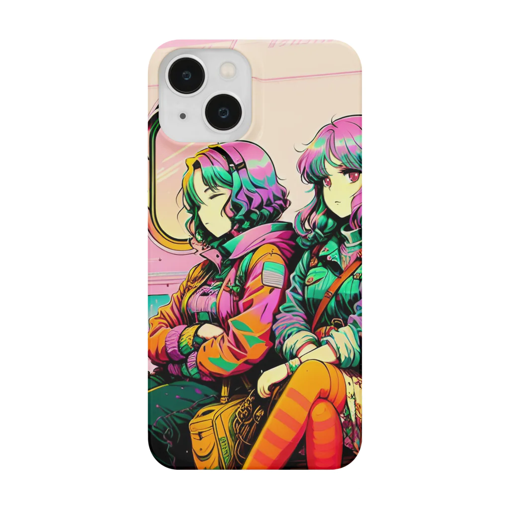 waffle2000の鉄道と女の子 Smartphone Case