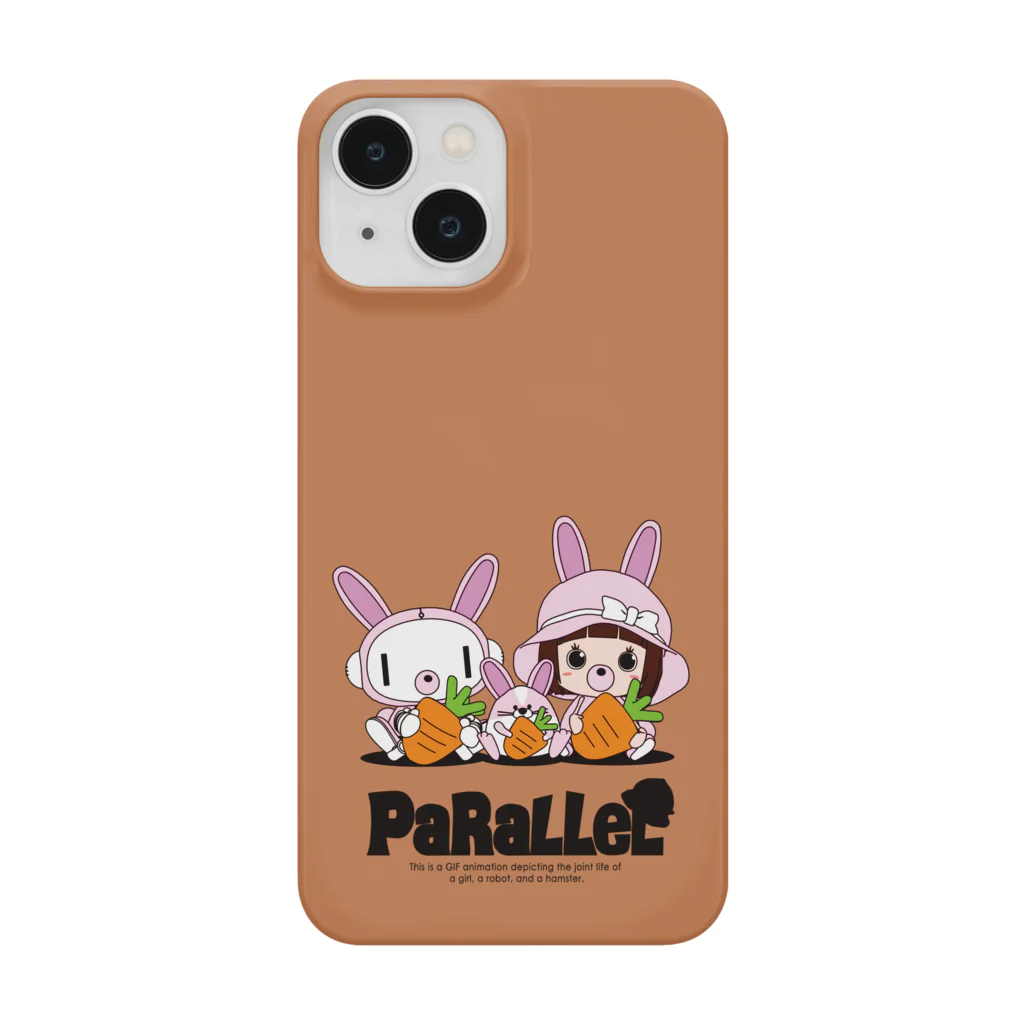 PaRaLLeL shopのパラレル うさぎカラーver. （トパーズ） Smartphone Case