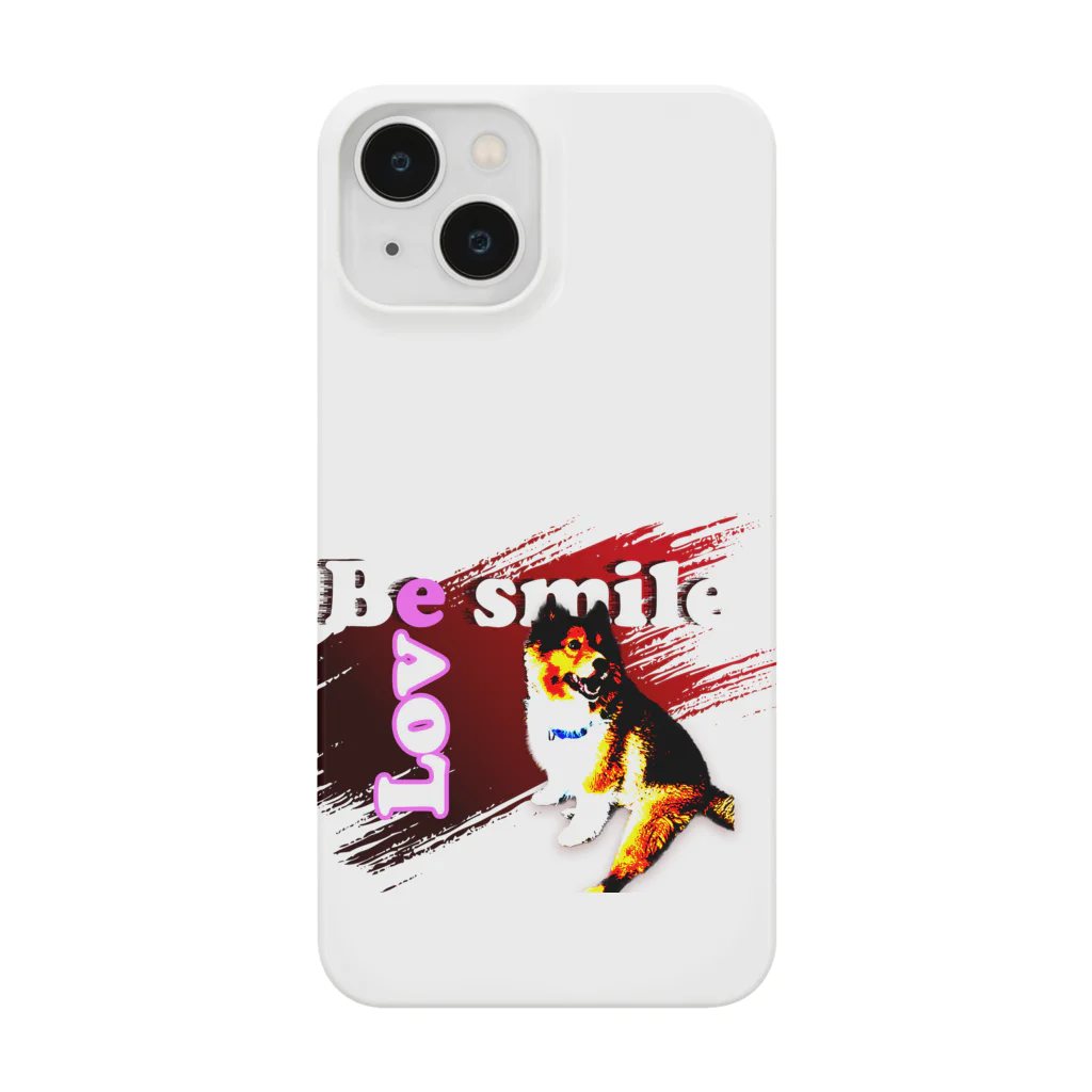 もふもふ犬ソア君SHOPのBe smile♡ Smartphone Case