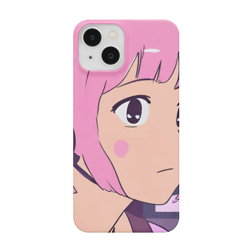 B_possibleのピンク髪の少女 Smartphone Case