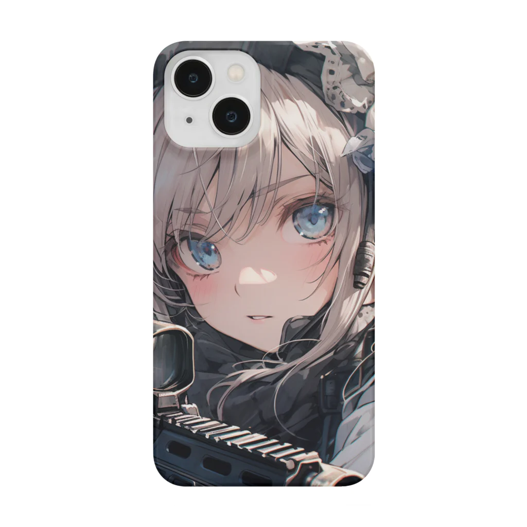 ミリタリー＆girl's 工房：猫工艦のメイドGUN・Girl's-001 Smartphone Case