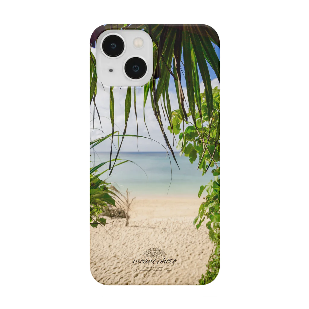 moani islandのBeach スマホケース Smartphone Case