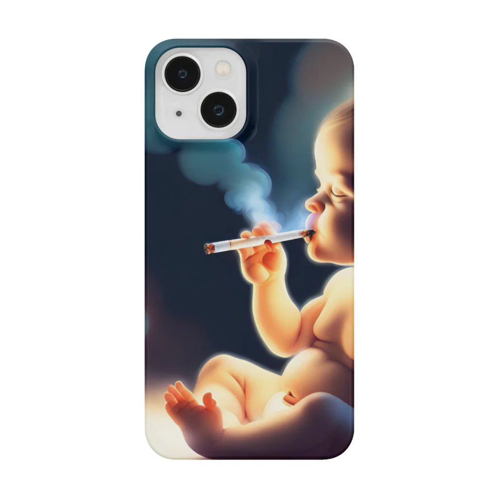 Baby smokerのBabyくん スマホケース