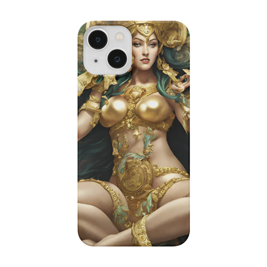 Luck with moneyの金運の女神 Smartphone Case