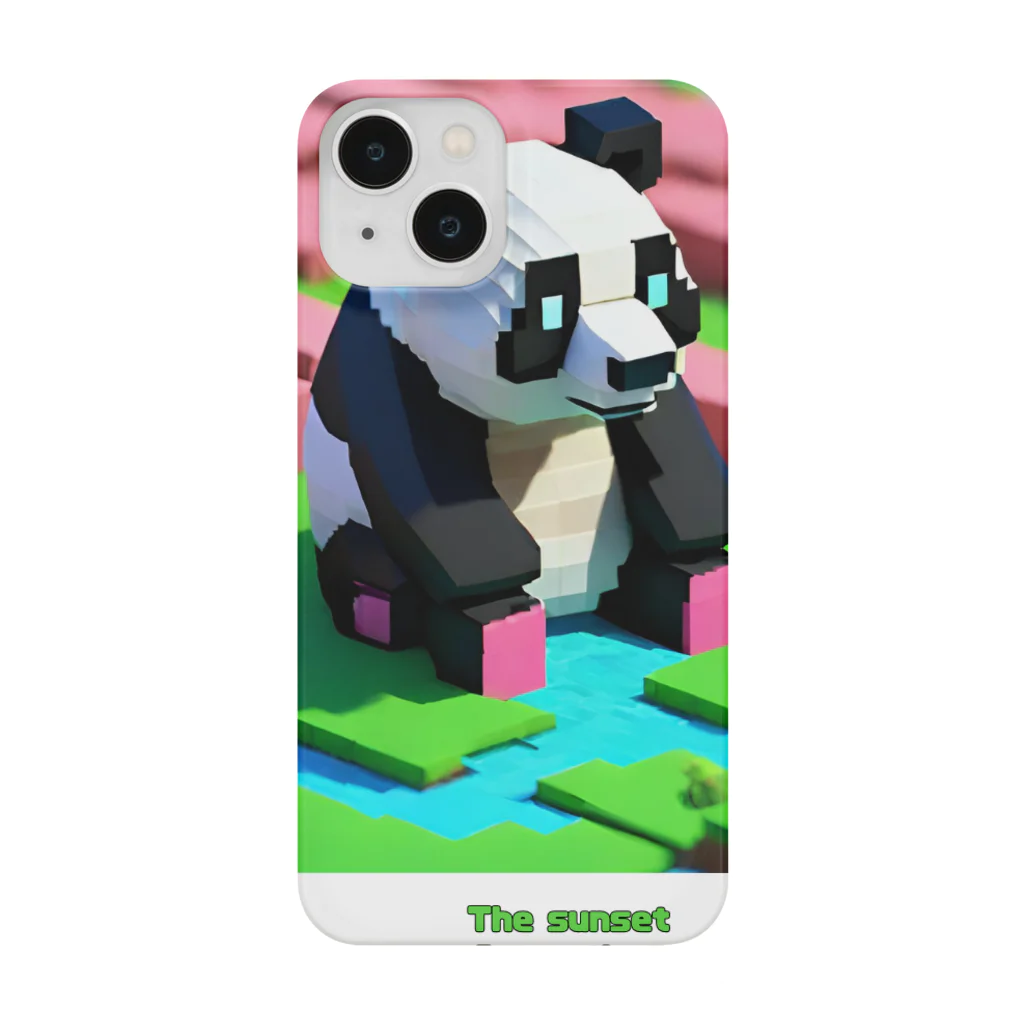 おもちショップの３Dパンダさん Smartphone Case