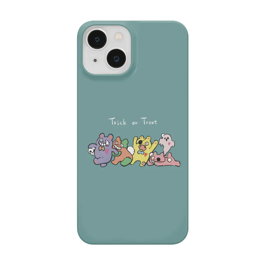 Sikapoppo555のゾンビクマの行進 Smartphone Case