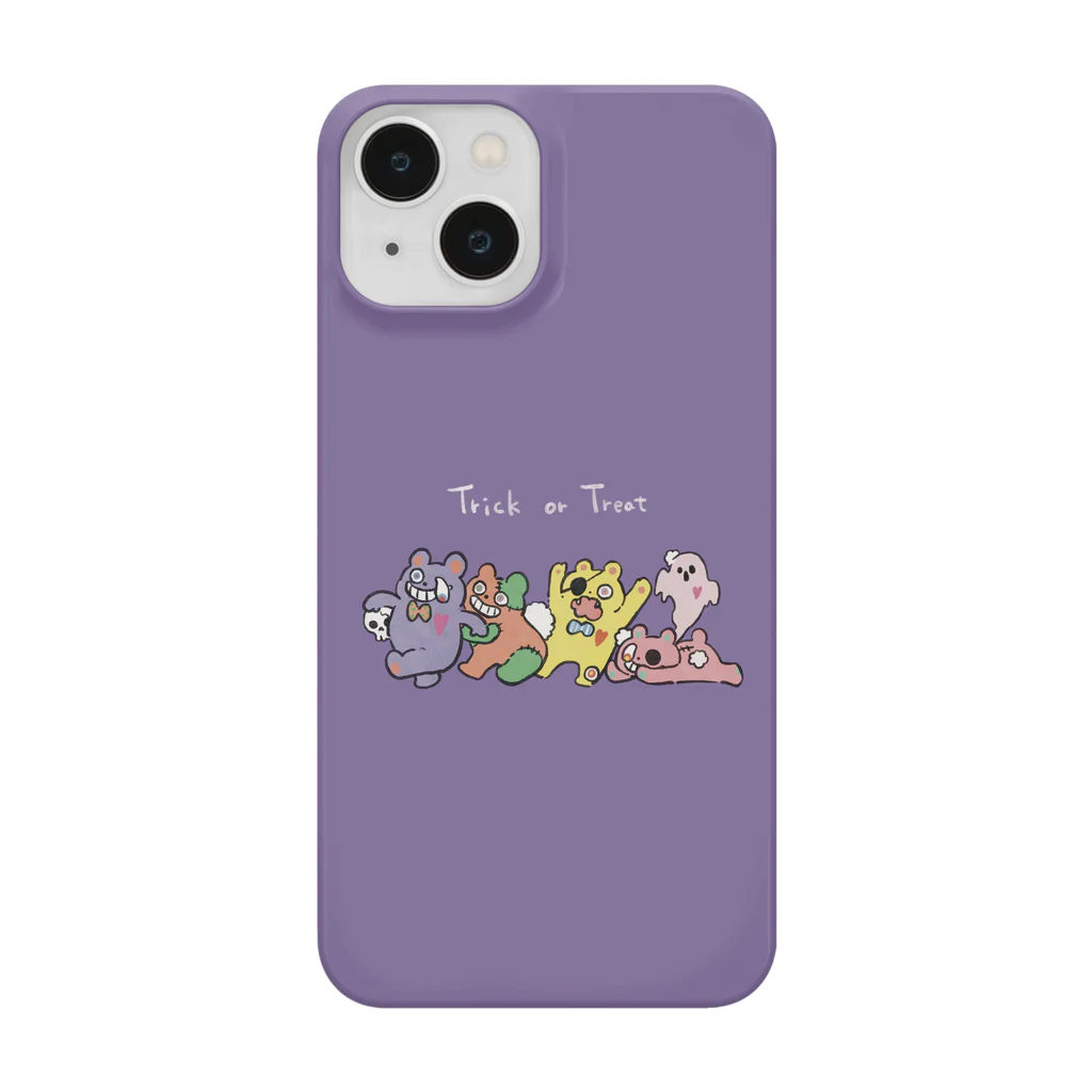 Sikapoppo555のゾンビクマの行進 Smartphone Case