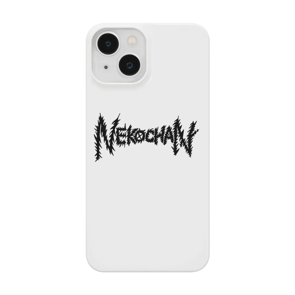 サトシ最悪の配信者のNEKOCHAN Graffiti (ブラック) Smartphone Case