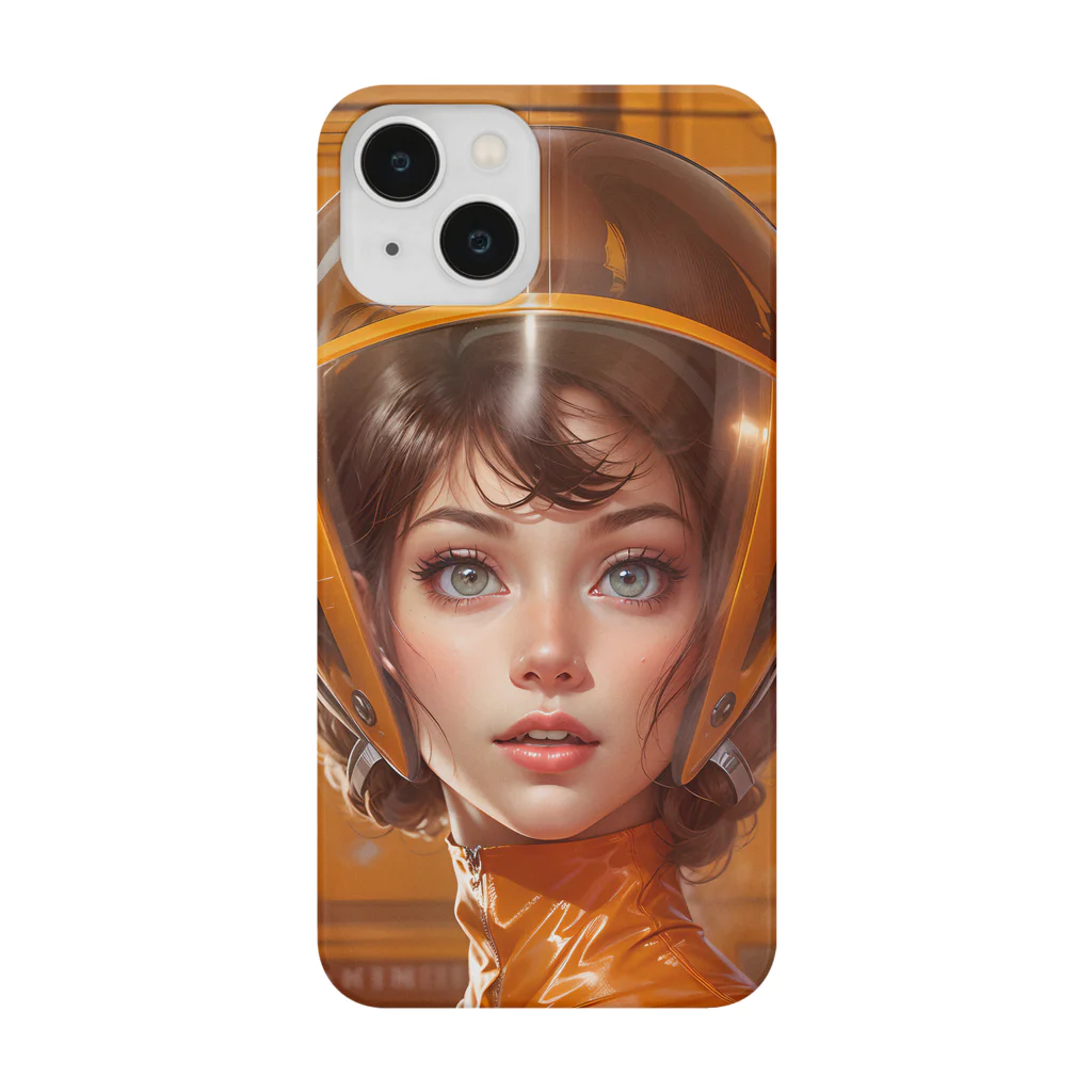 The Future Never CameのRetro Future Girl Smartphone Case