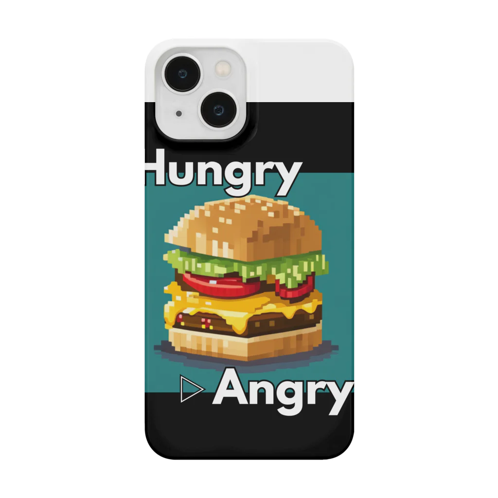 hAngryの【ハンバーガー】hAngry  Smartphone Case