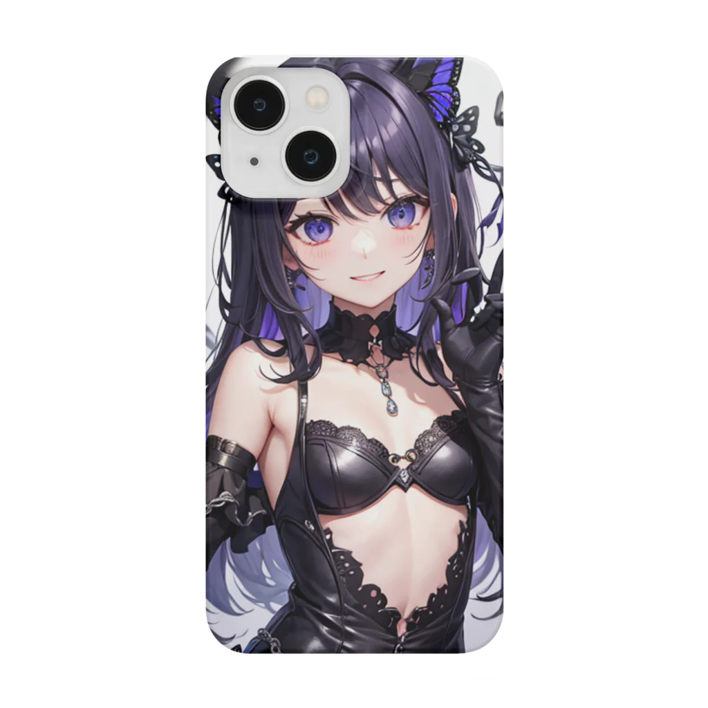 hokusoのAIイラストグッズ（蝶と鎖） Smartphone Case