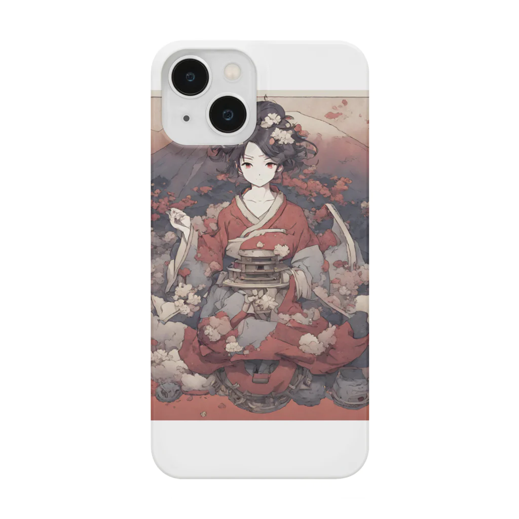 yuzuki5252の紋付き袴の姫君 Smartphone Case