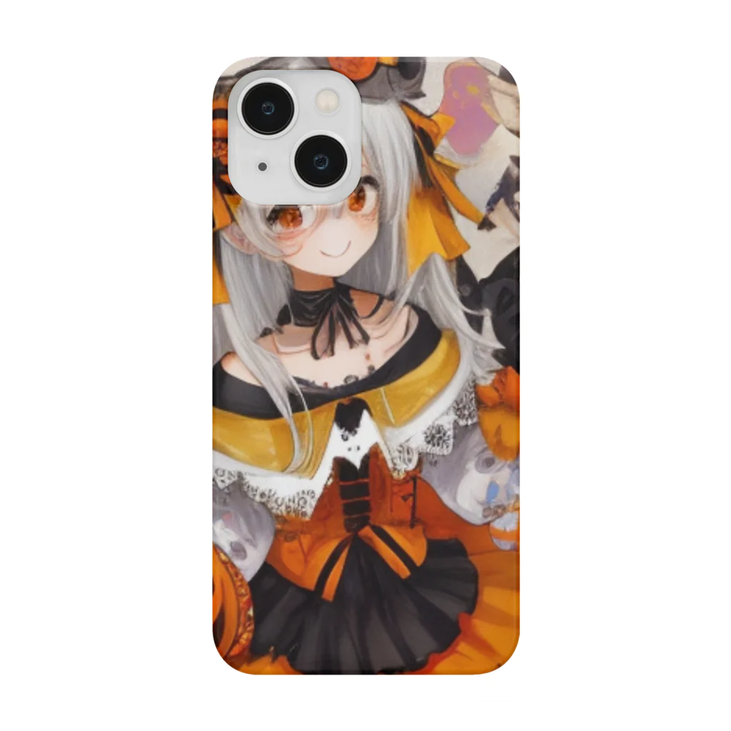 チワワ愛好家ショップの魔法のハロウィン・チワワと魔女の魔術 Smartphone Case