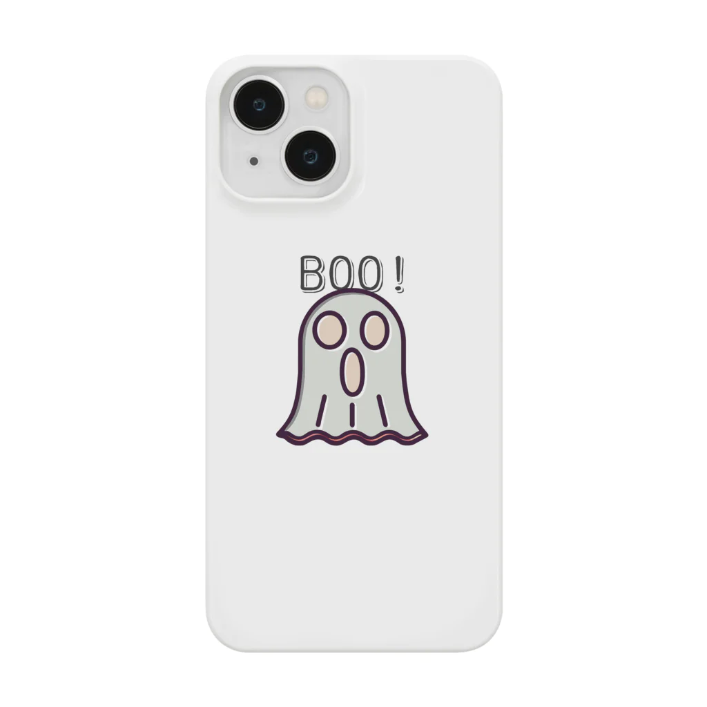 floppybiboのハロウィンの幽霊1 スマホケース