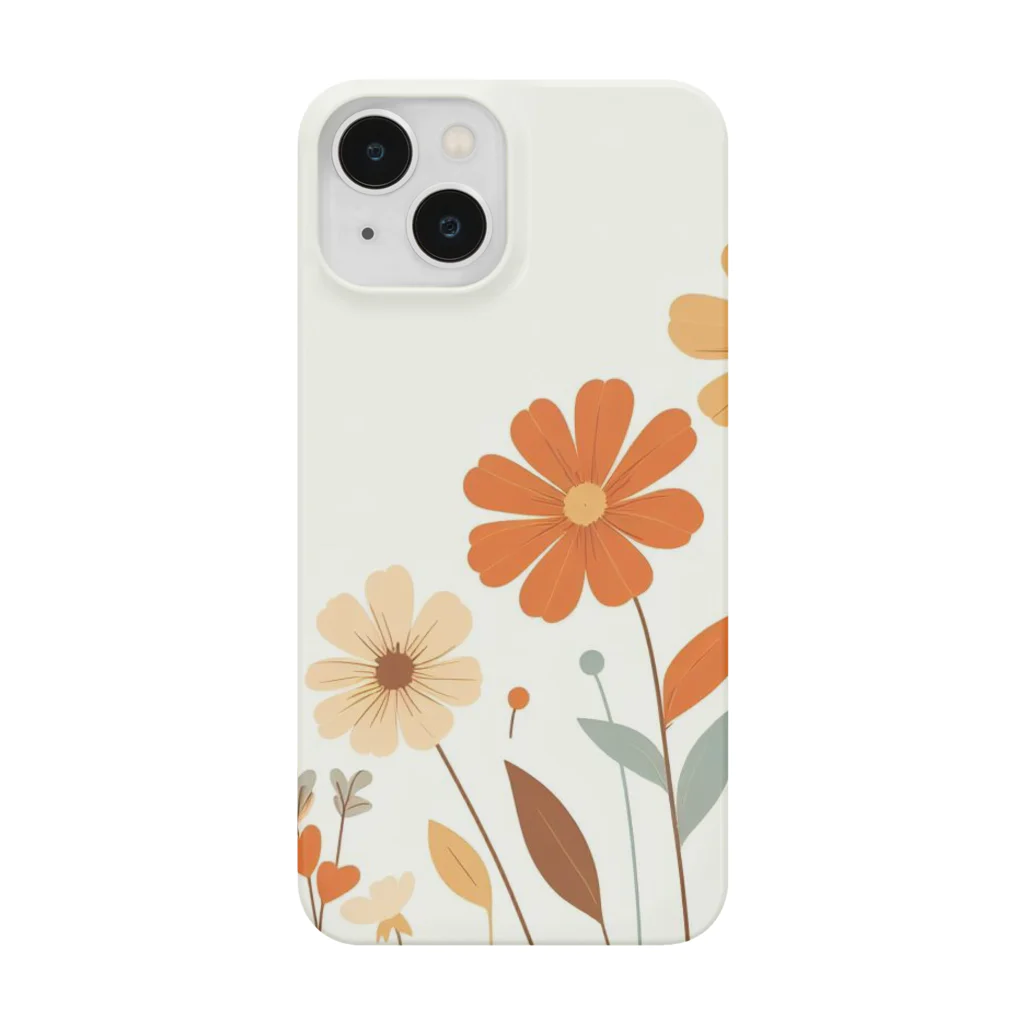 SAKIの秋の草花のイラスト Smartphone Case