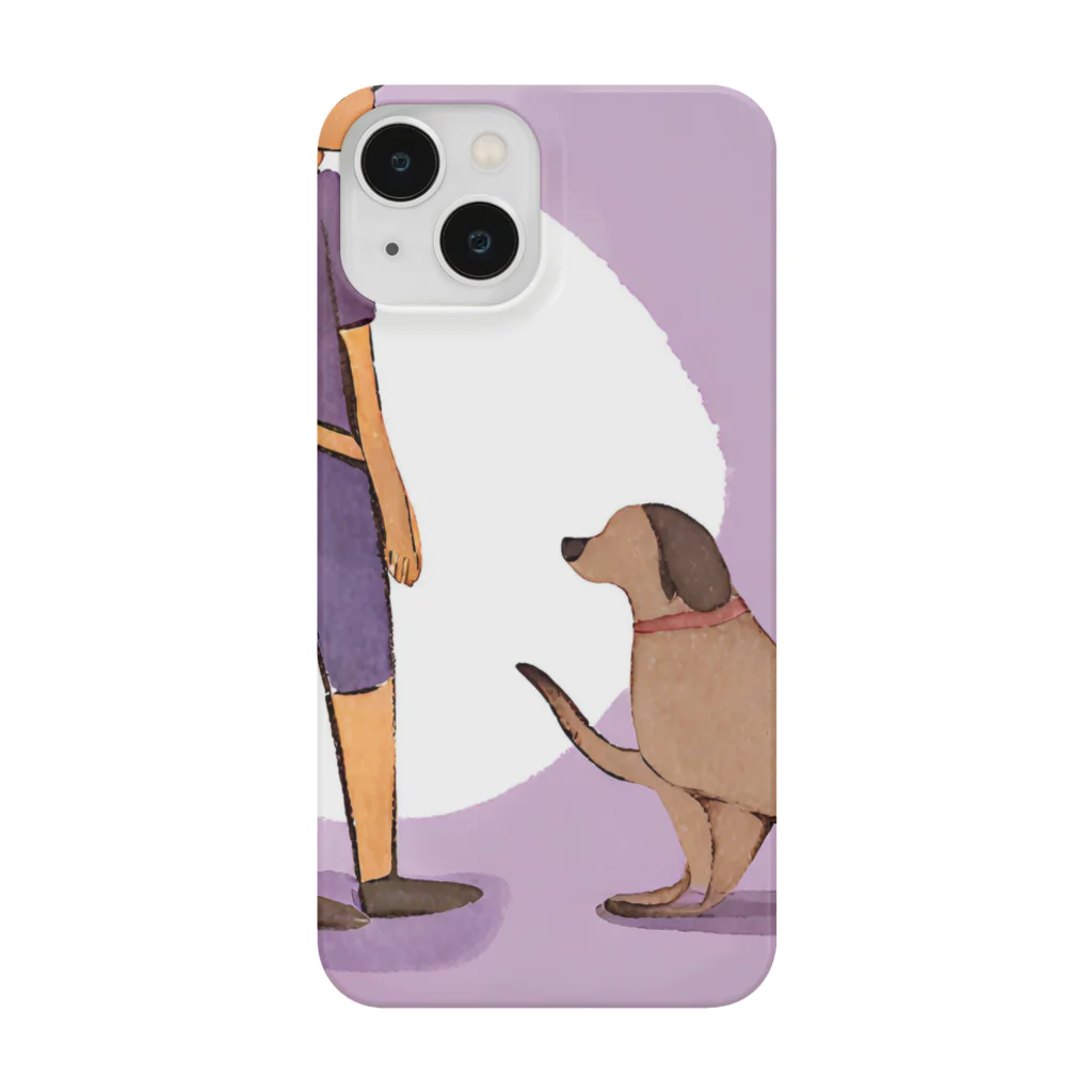 musashi-5の犬と人間 Smartphone Case