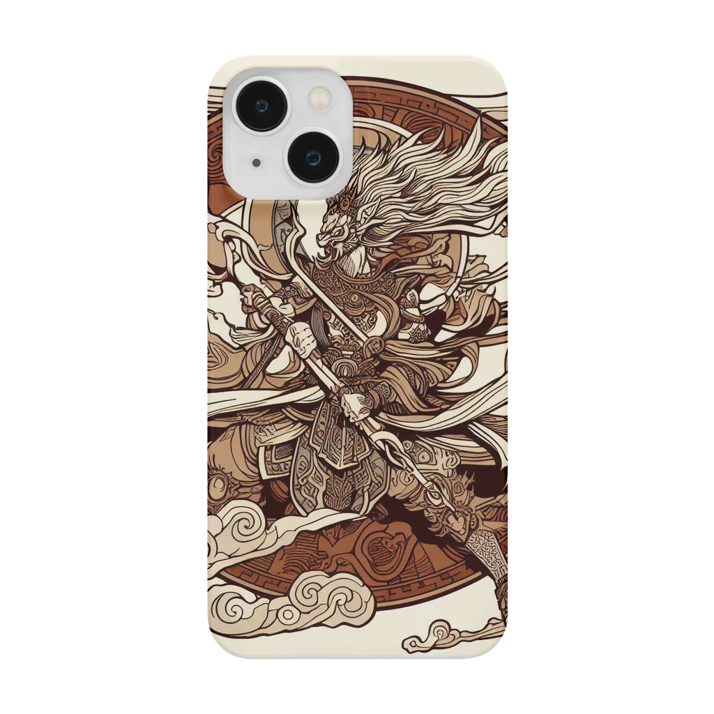 Delfinaイラストの風神様 Smartphone Case