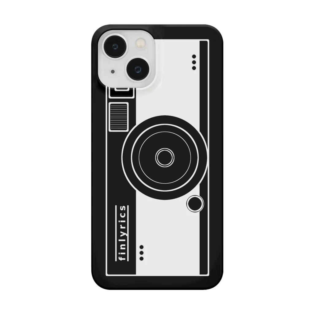 United Sweet Soul | Official Merchのfinlyrics - RETRO CAMERA_W-B Smartphone Case