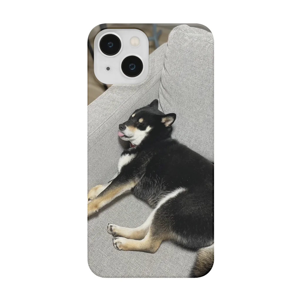 柴犬むさしの爆睡する柴犬むさし Smartphone Case