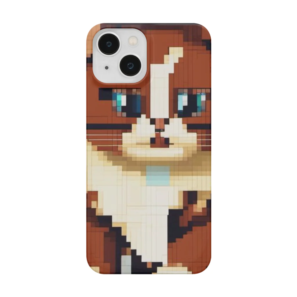 kindonesiaのドット絵のマンチカン Smartphone Case