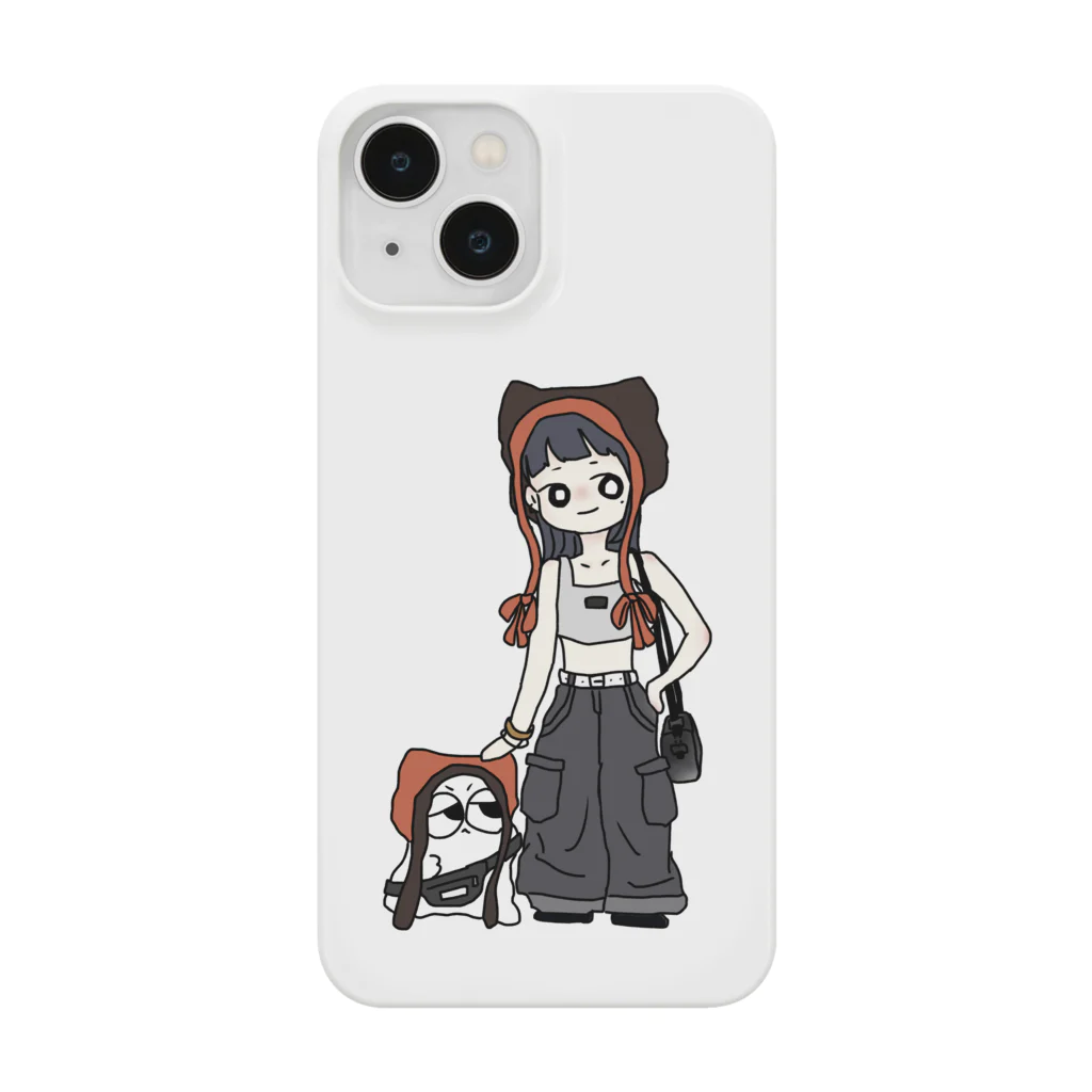 もふもふもんすたぁのもんすたぁと女の子（No.1） Smartphone Case