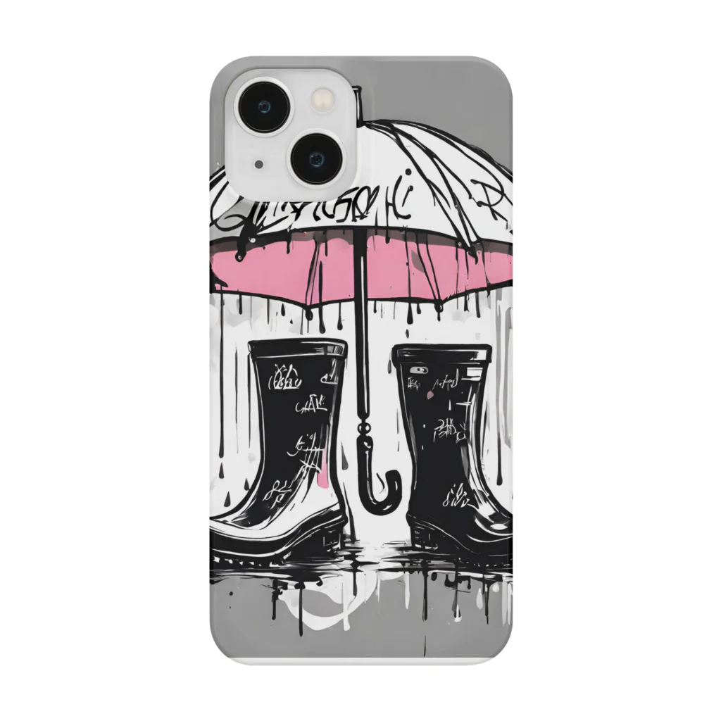 HI_MA_RIの雨の日 Smartphone Case