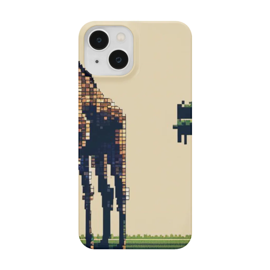 ほっこりグッズBASEのキリンさん Smartphone Case