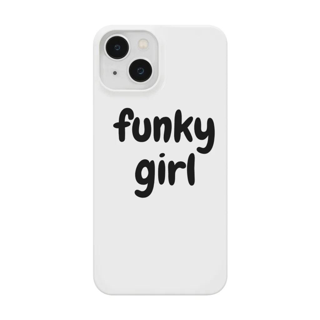 namonakyのファンキーガールシリーズ（ブラック） Smartphone Case