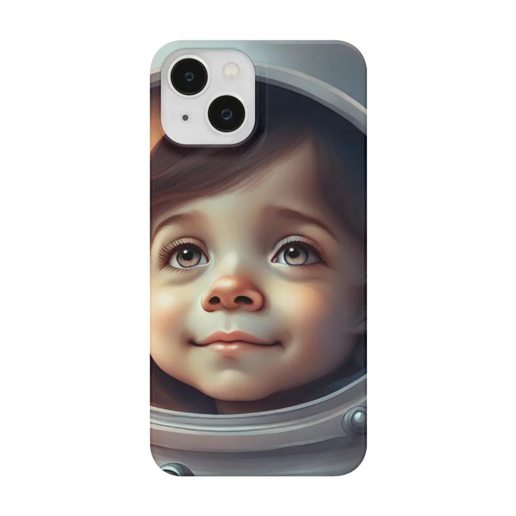 wloop01の可愛い宇宙飛行士 Smartphone Case