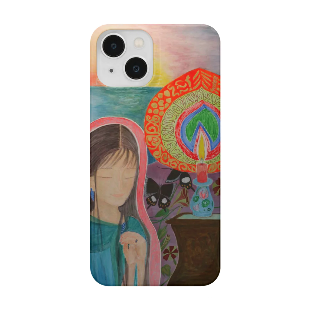 キキとココからのMagic hour / 穏やかな夕暮れの祈り Smartphone Case