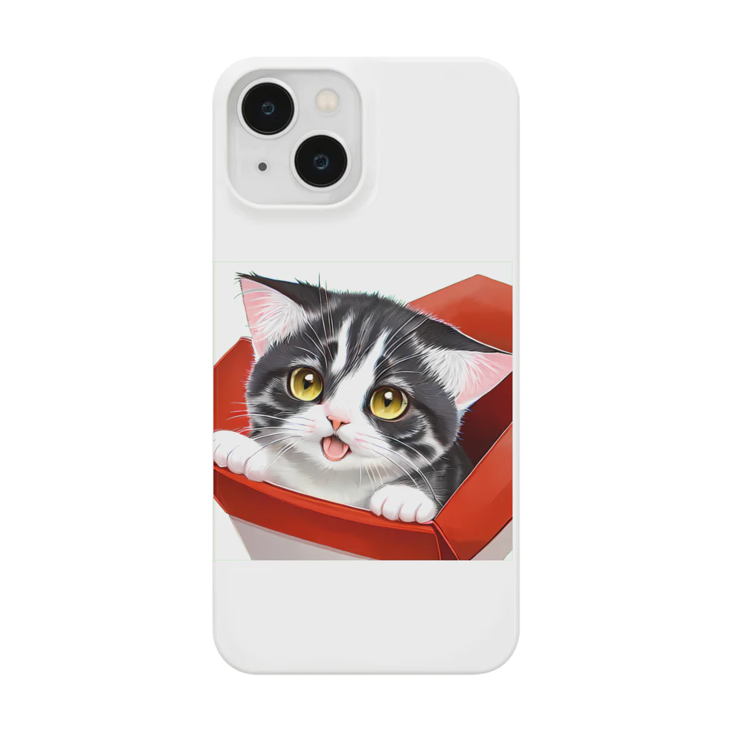 こひさま ショップ - 陽だまりの笑顔のねこのちぇっかー Smartphone Case