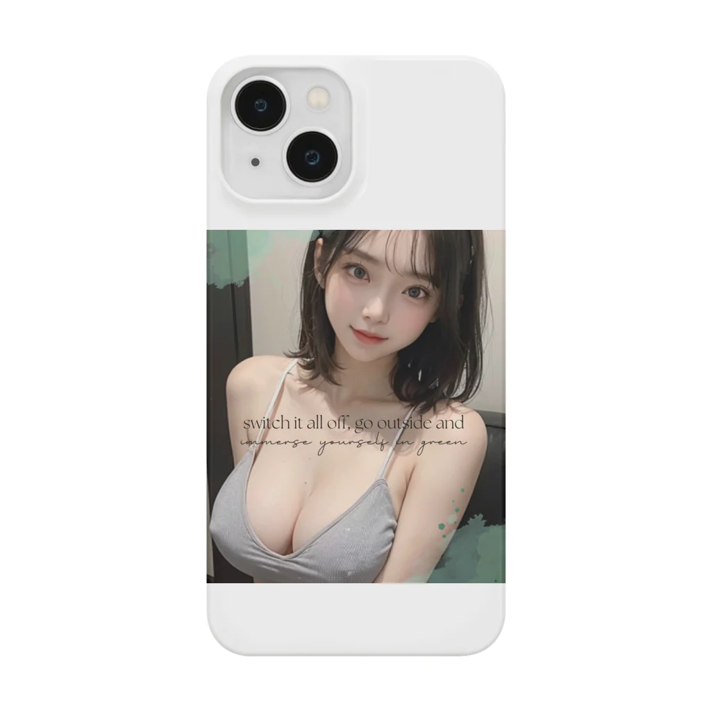 sounya sounyaの美女 図鑑（ニットブラ） Smartphone Case