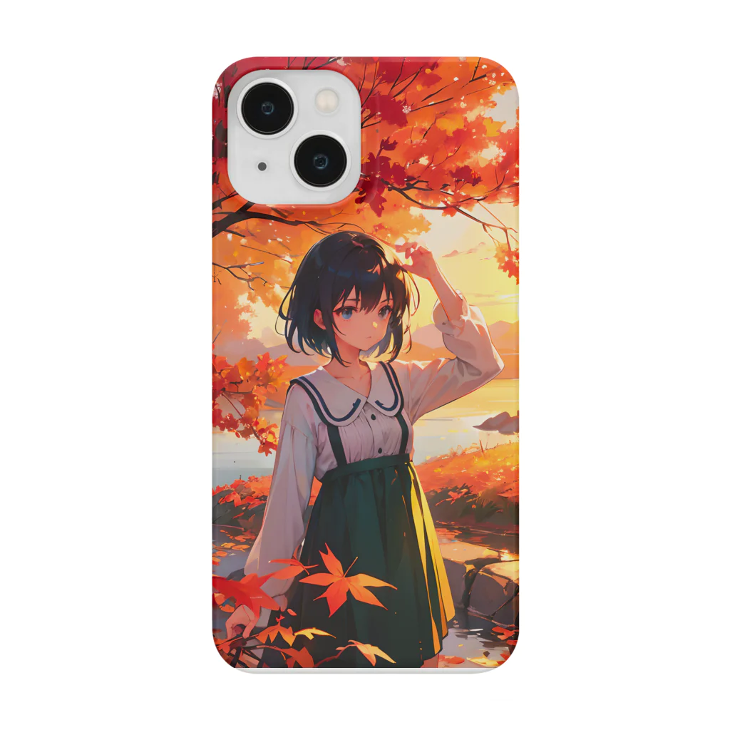 卯月なのかのMaple Journey　〜秋色に彩られた照紅葉の旅〜　No.2　「遭遇の予感」 Smartphone Case