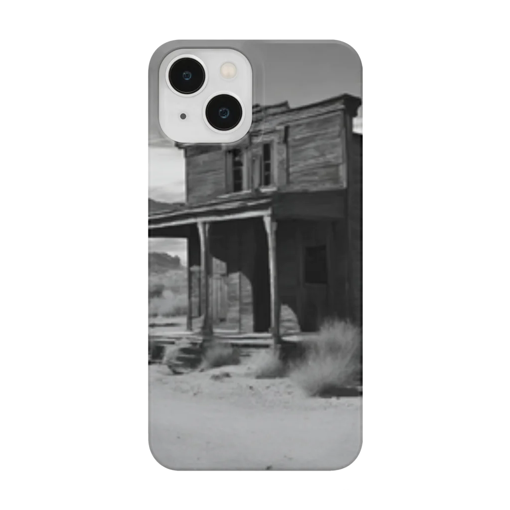 崖っぷちのポニョの"Nostalgia Ville：さびれた町の魅力を感じるグッズ" Smartphone Case