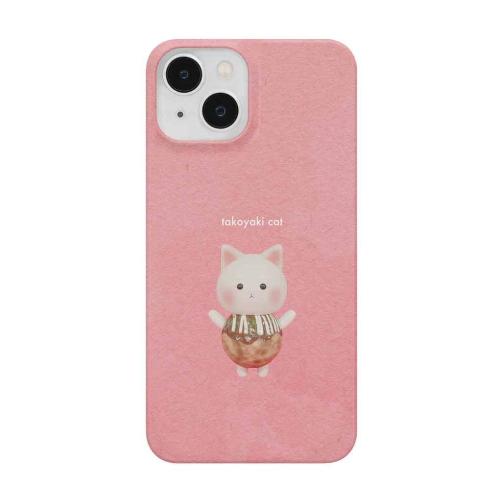 Maruのたこやきねこ　takoyaki cat Smartphone Case