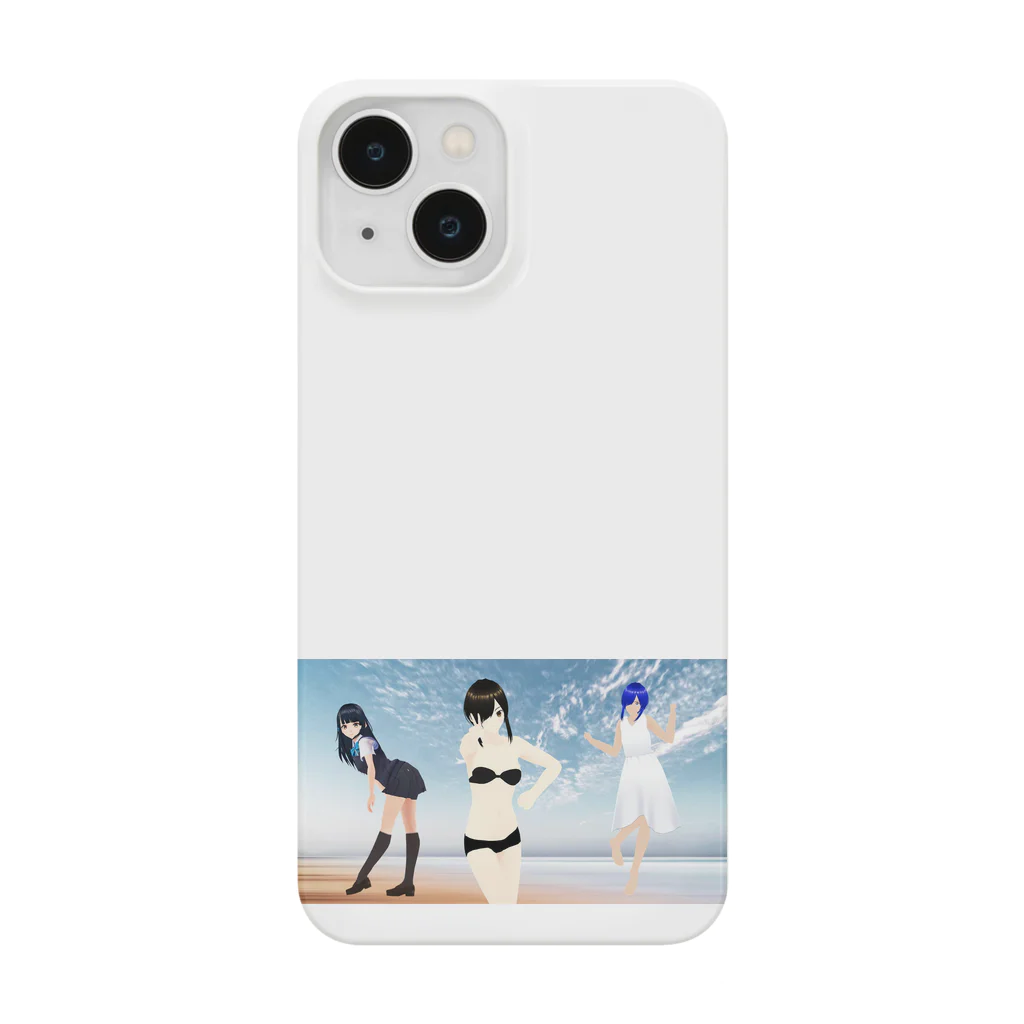 nanaozakaの三人娘のグッズ Smartphone Case