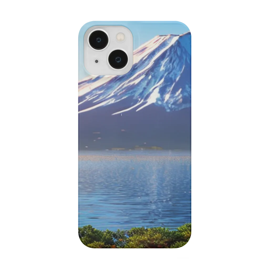 Tuki7の富士山と湖 Smartphone Case