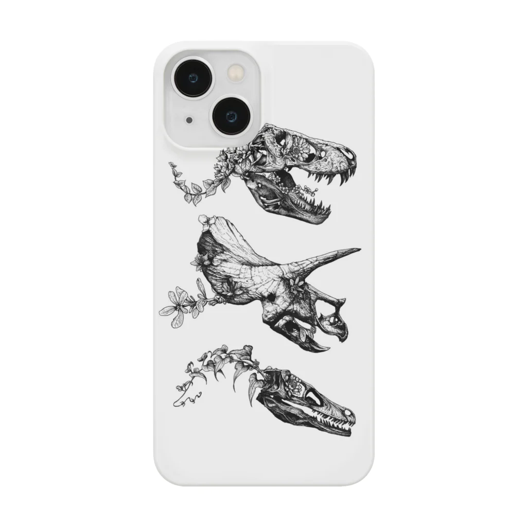 構造式のティラノサウルス トリケラトプス ヴェロキラプトル Smartphone Case