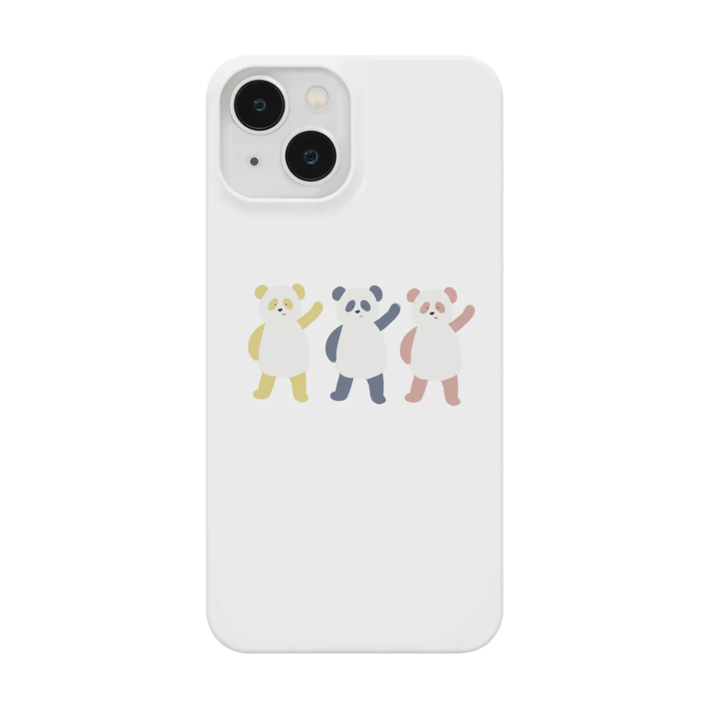 ねこたももの三つ子のパンダさん Smartphone Case