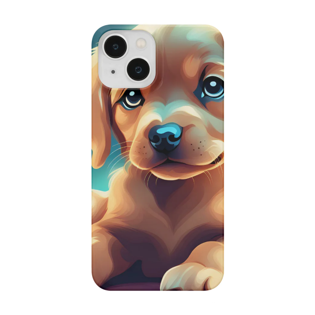 那須野グッズのかわいい仔犬グッズ iPhone Smartphone Case