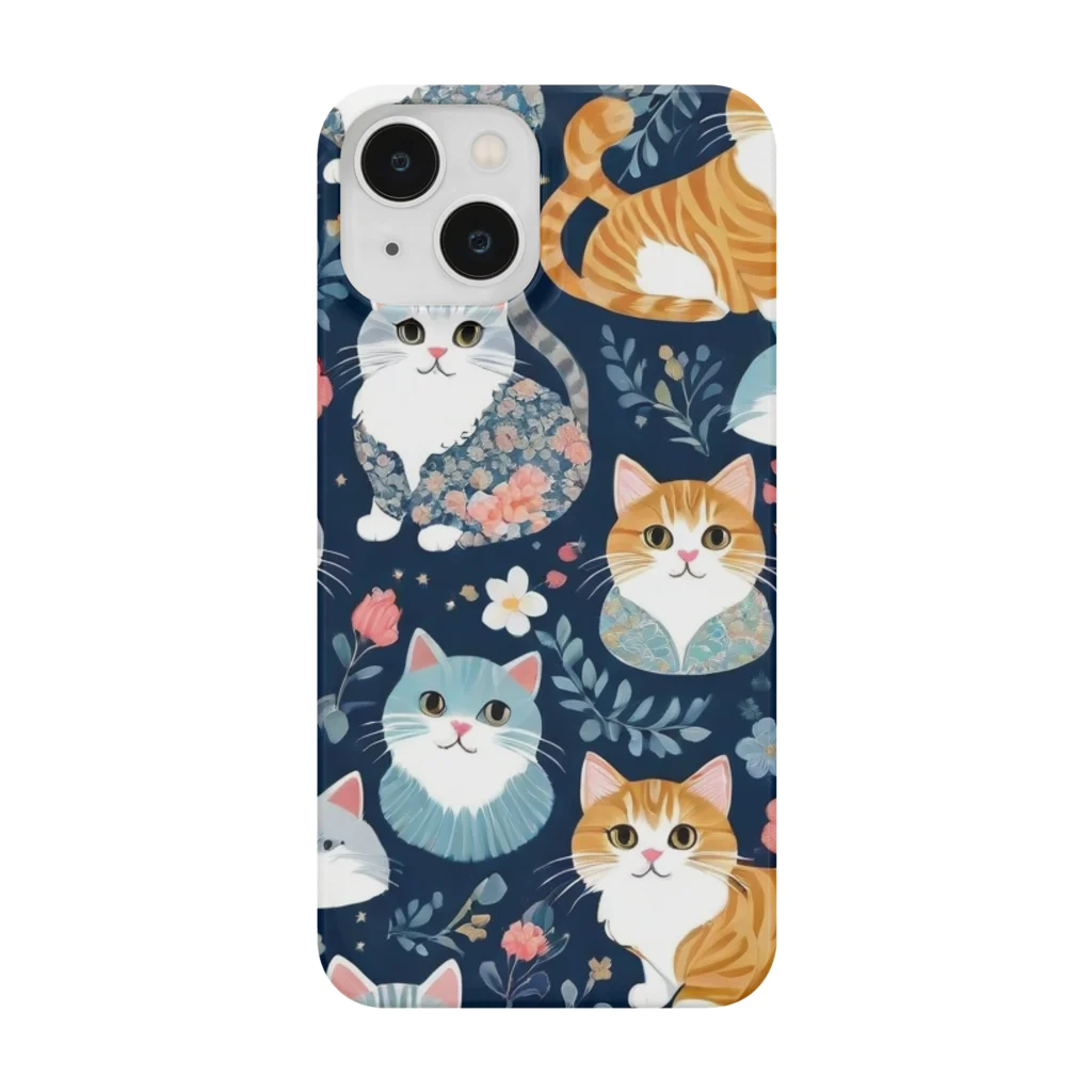 やんちゃ姫🌺のたくさんの猫 Smartphone Case