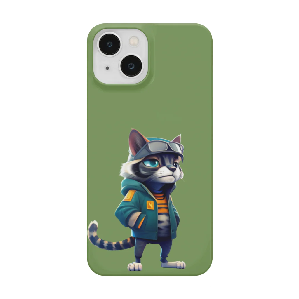 時間を旅する記憶の冒険ねこ Smartphone Case