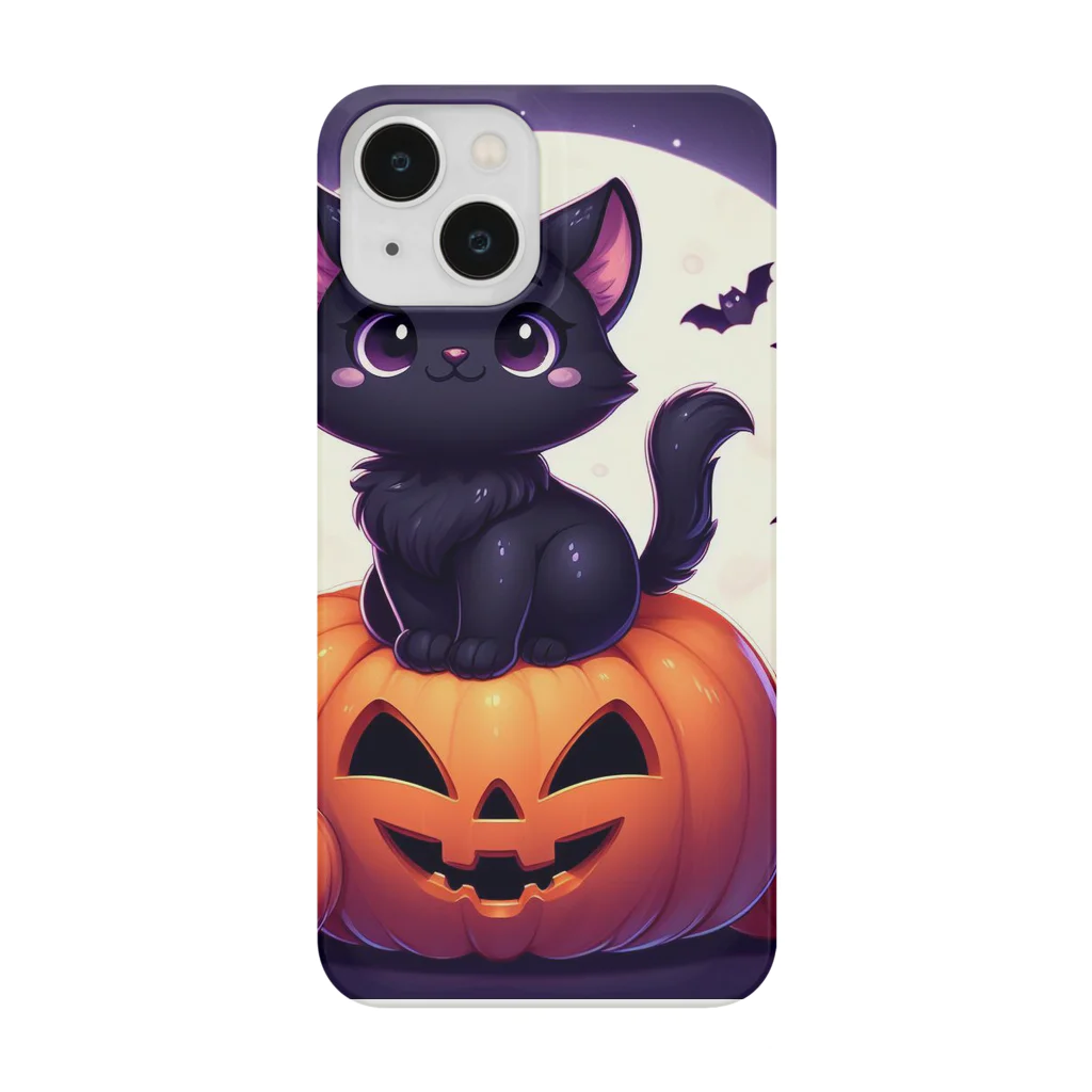 hide-のハロウィンキャッツ Smartphone Case