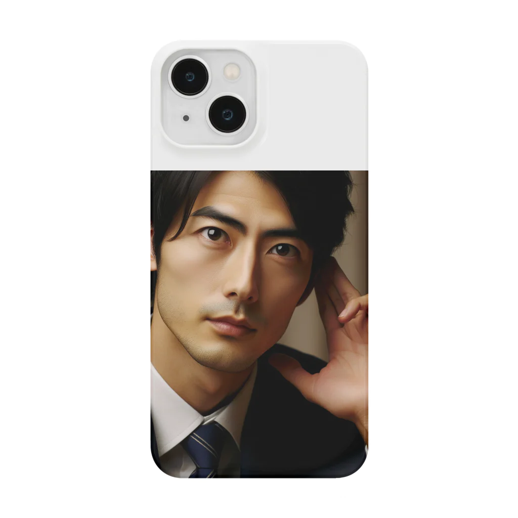 0416artのイケメンサラリーマン Smartphone Case