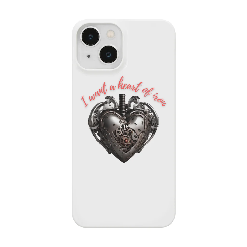 Love and peace to allの鉄の心臓が欲しい Smartphone Case