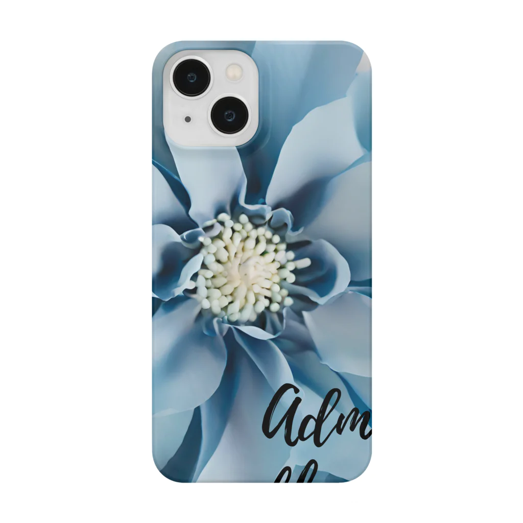 Blue @ Walkerの可愛い花 Smartphone Case