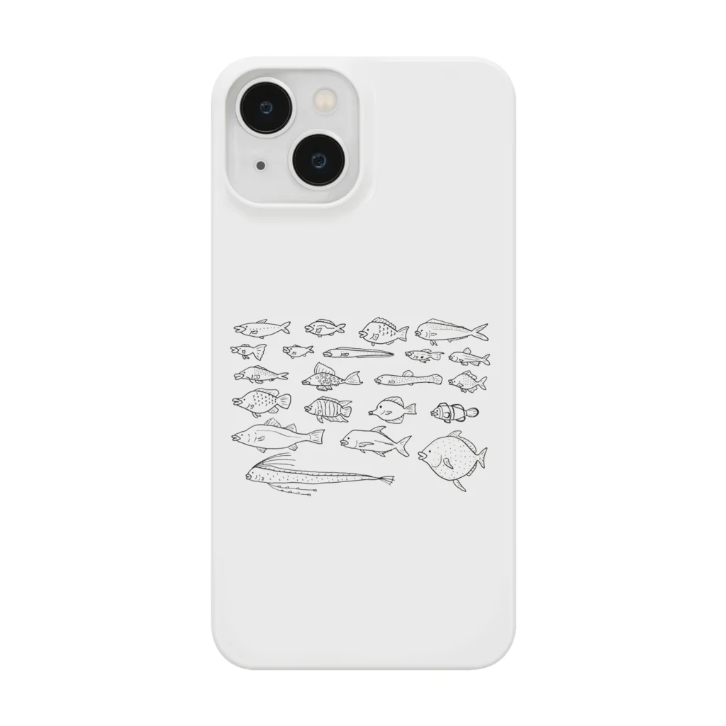 イカめしの魚群 －無表情－ Smartphone Case